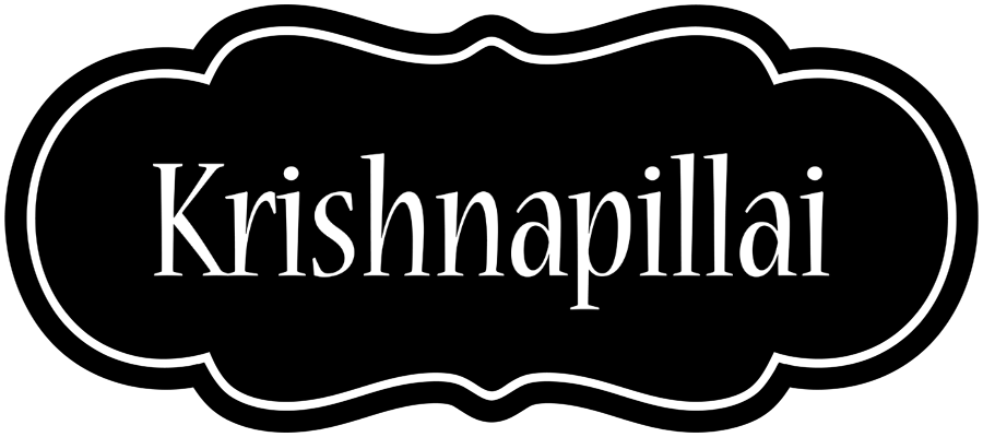 Krishnapillai welcome logo