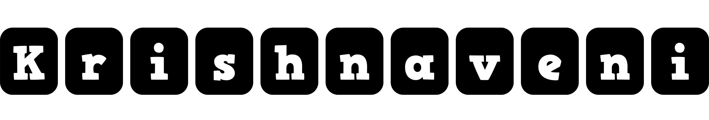 Krishnaveni box logo