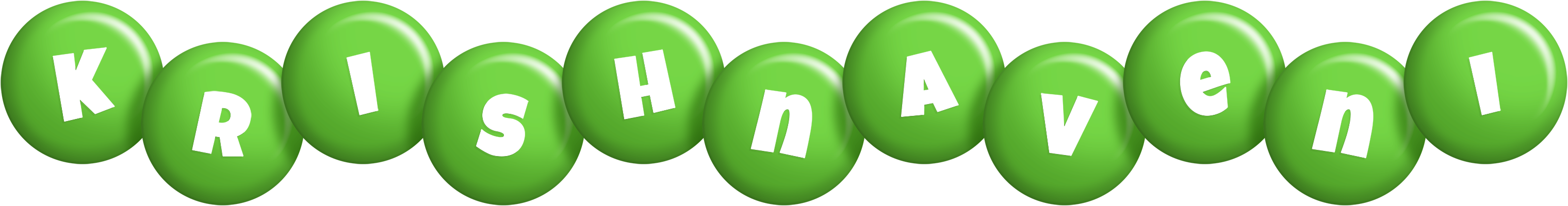 Krishnaveni candy-green logo
