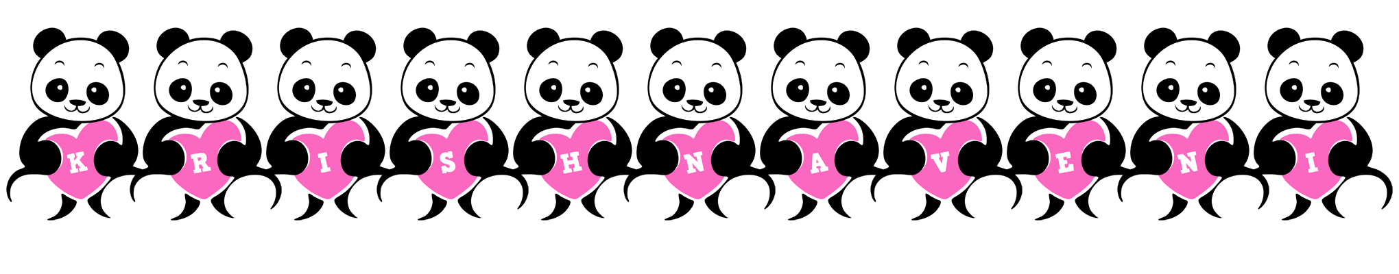 Krishnaveni love-panda logo