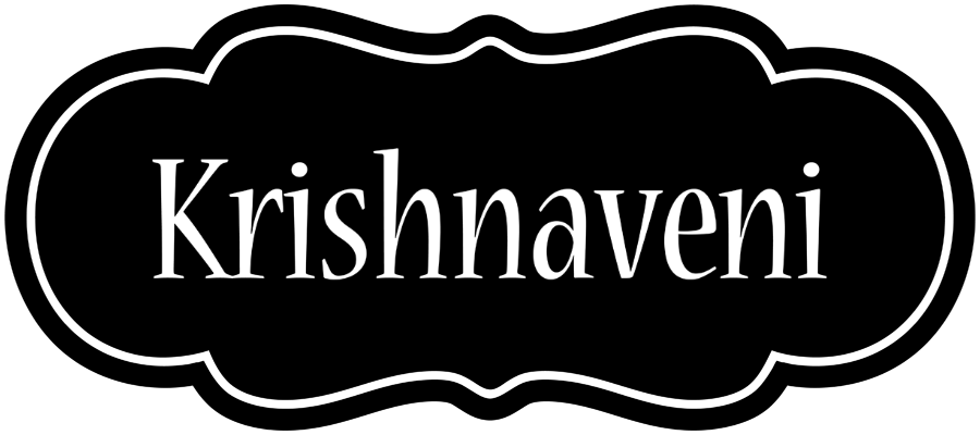 Krishnaveni welcome logo