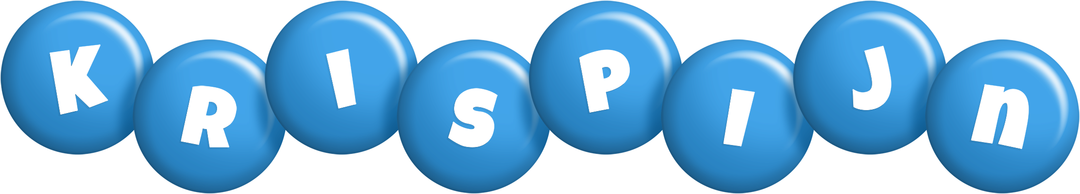 Krispijn candy-blue logo