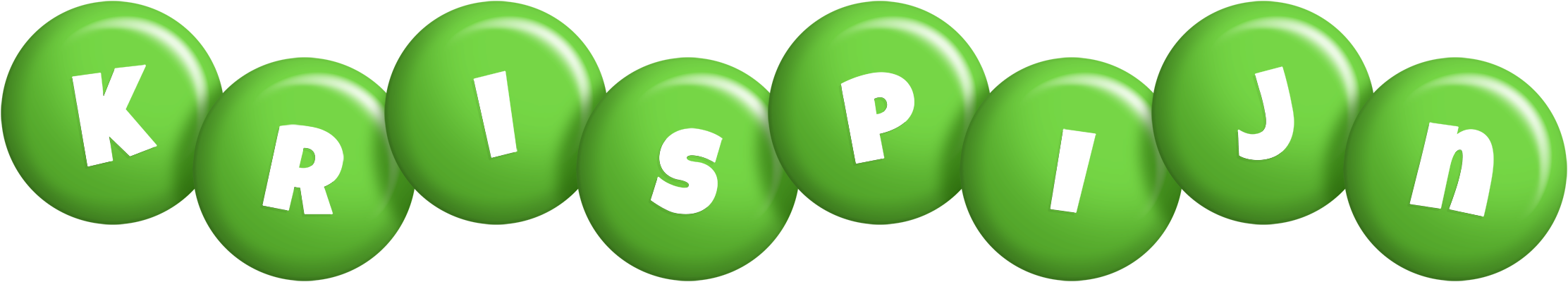 Krispijn candy-green logo