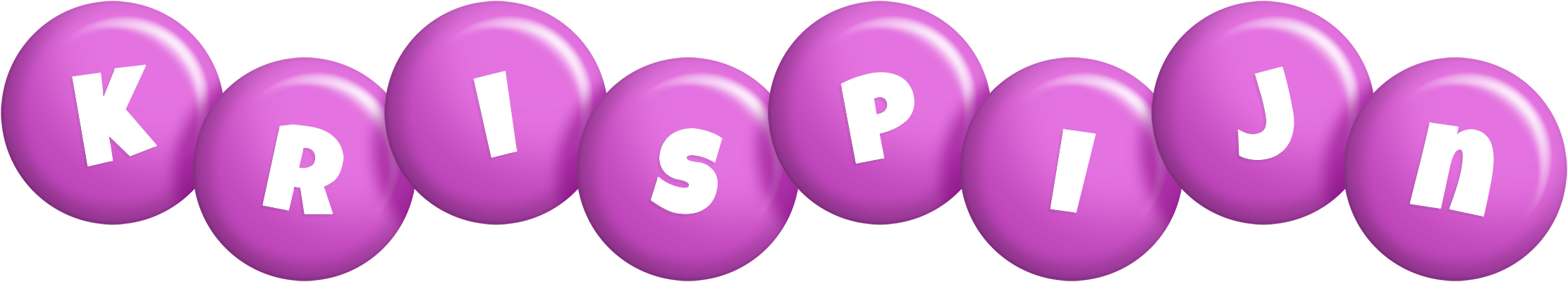 Krispijn candy-purple logo