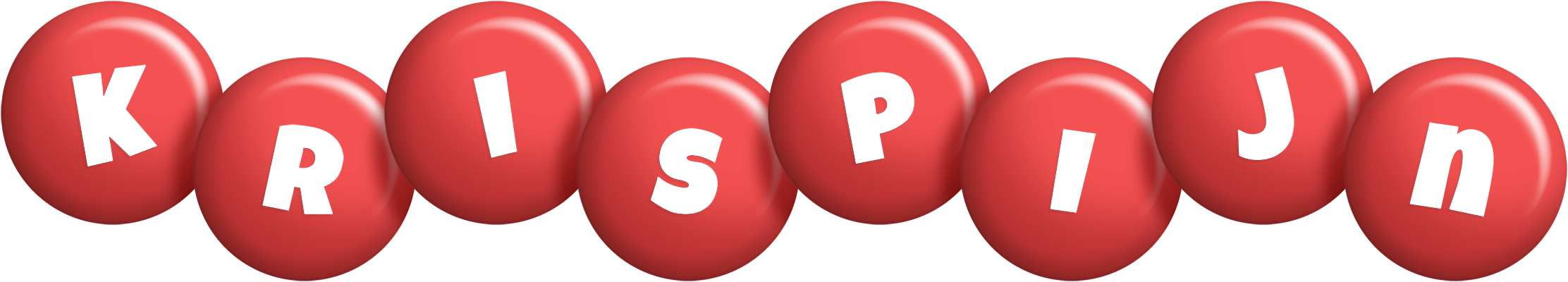 Krispijn candy-red logo