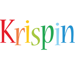 Krispin birthday logo