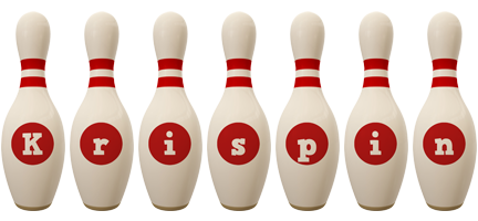 Krispin bowling-pin logo