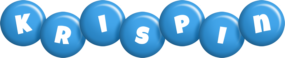 Krispin candy-blue logo