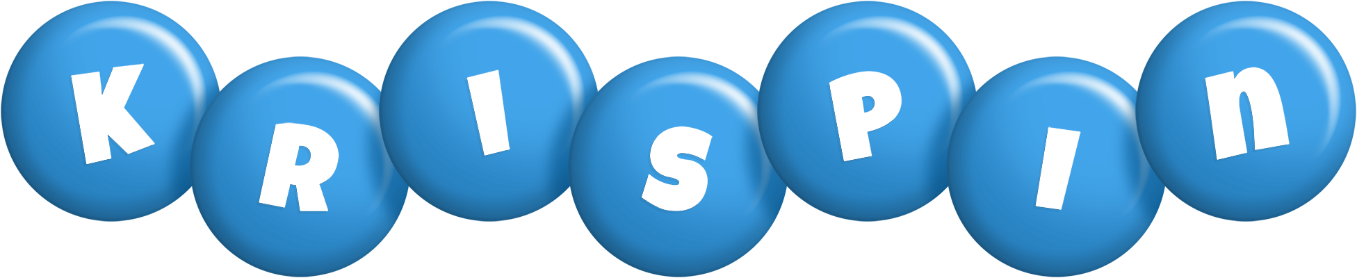 Krispin candy-blue logo