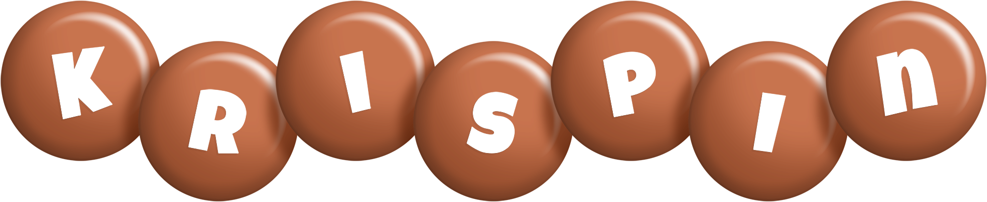Krispin candy-brown logo
