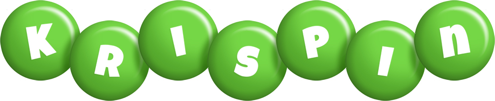 Krispin candy-green logo