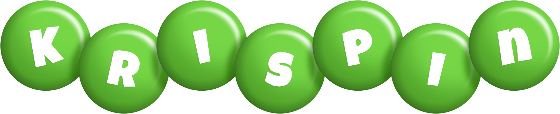 Krispin candy-green logo
