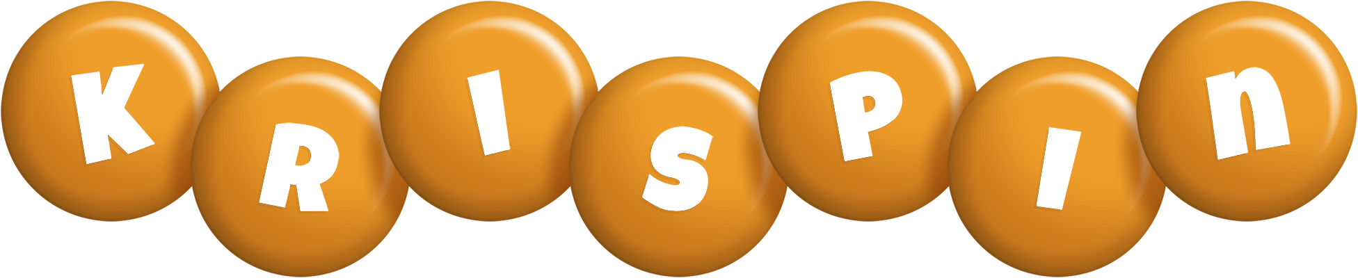Krispin candy-orange logo