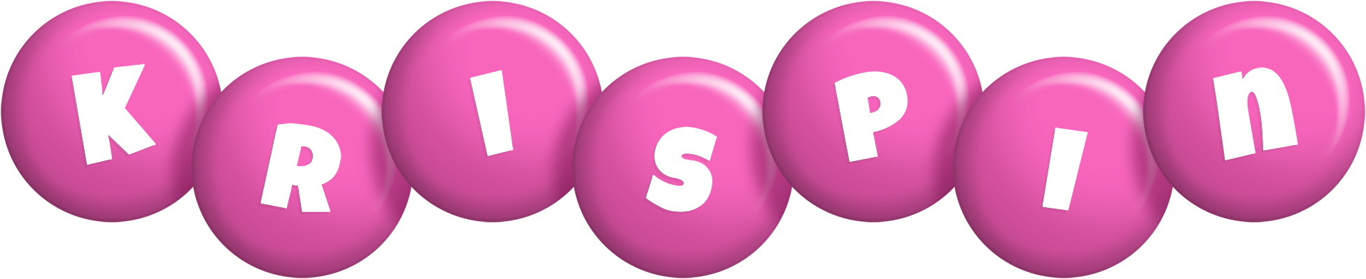 Krispin candy-pink logo