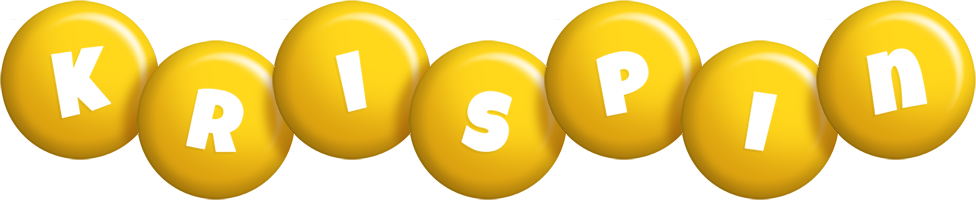 Krispin candy-yellow logo