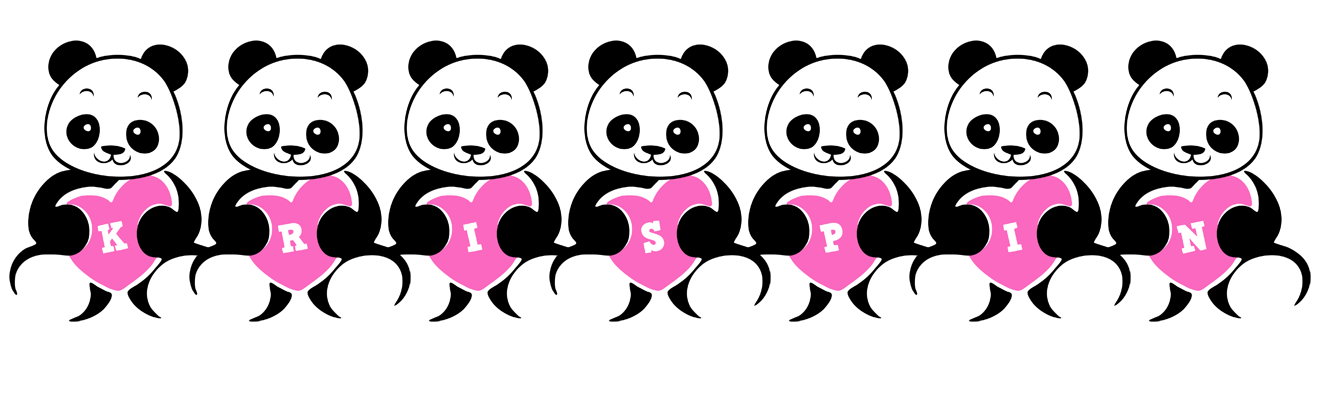 Krispin love-panda logo