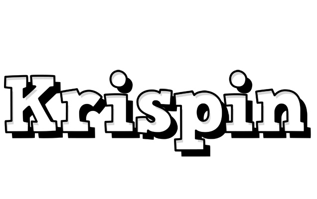 Krispin snowing logo