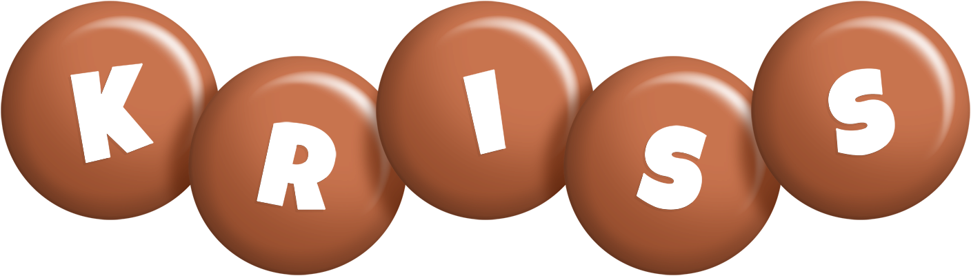 Kriss candy-brown logo