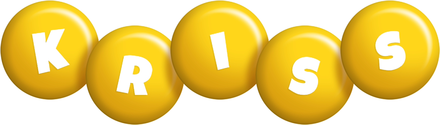 Kriss candy-yellow logo