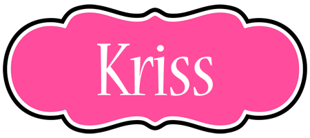 Kriss invitation logo