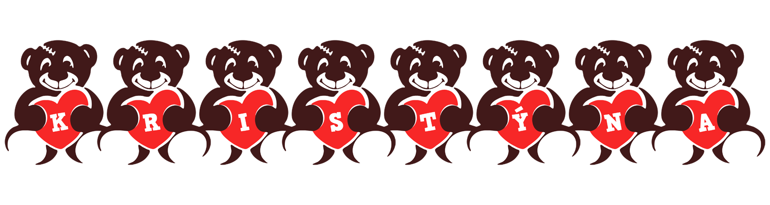 Kristýna bear logo