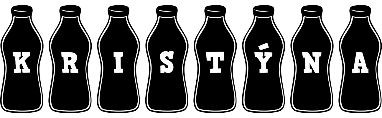 Kristýna bottle logo