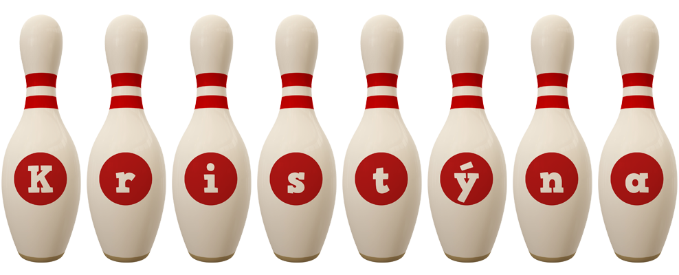Kristýna bowling-pin logo