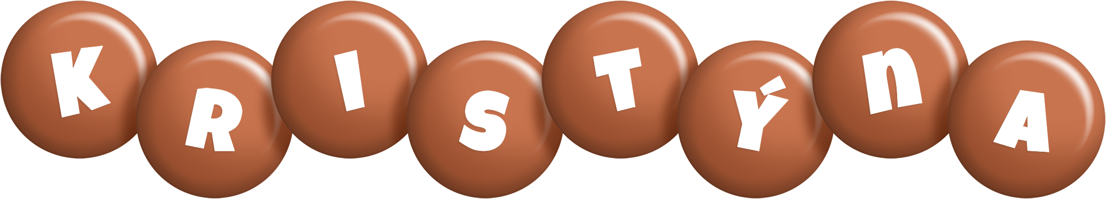 Kristýna candy-brown logo