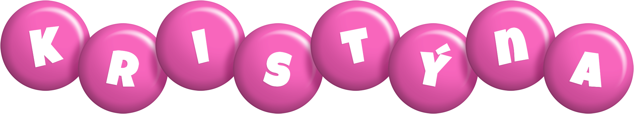 Kristýna candy-pink logo