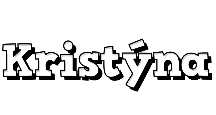 Kristýna snowing logo