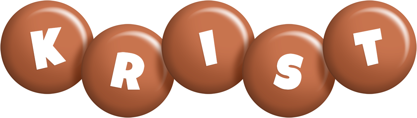 Krist candy-brown logo