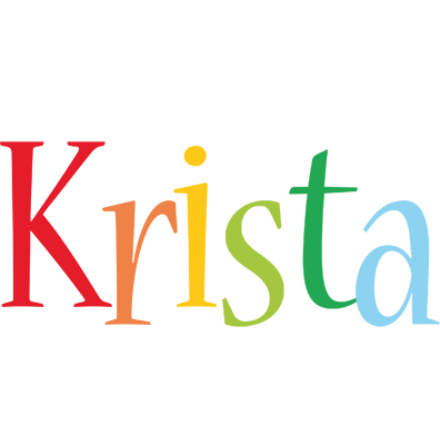 Krista birthday logo