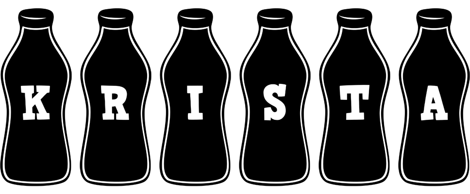 Krista bottle logo