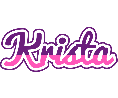 Krista cheerful logo