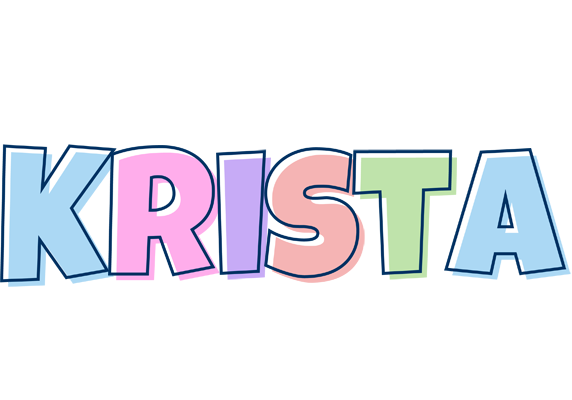 Krista pastel logo