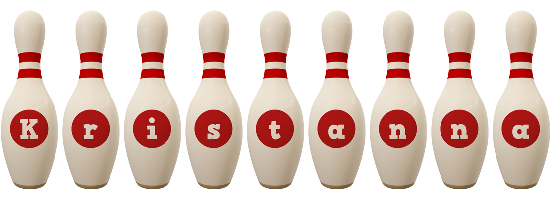 Kristanna bowling-pin logo