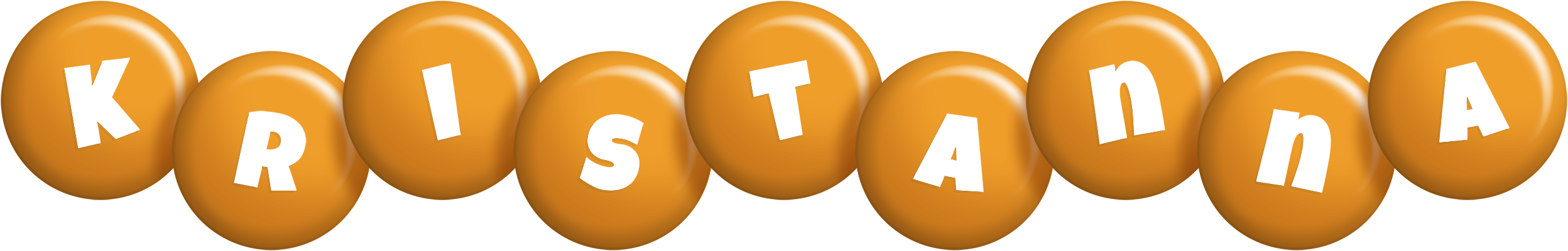 Kristanna candy-orange logo