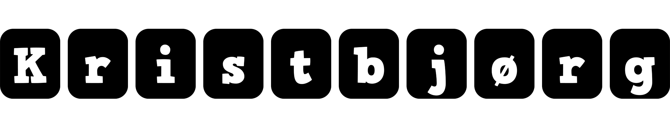 Kristbjørg box logo