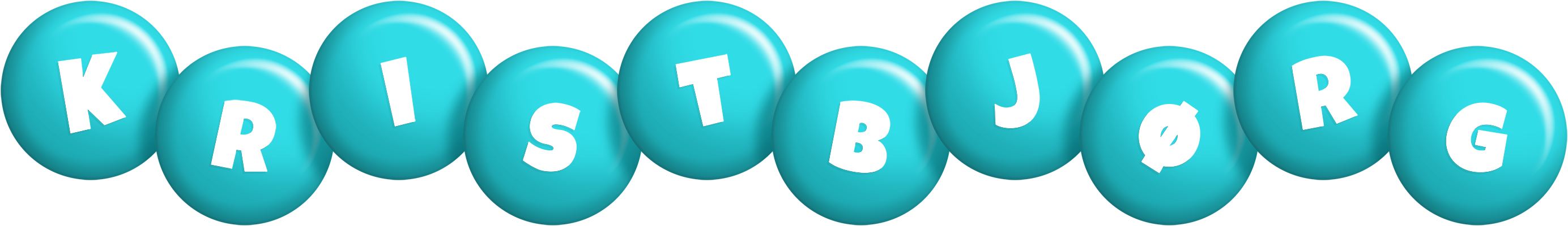 Kristbjørg candy-azur logo