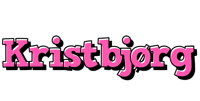 Kristbjørg girlish logo