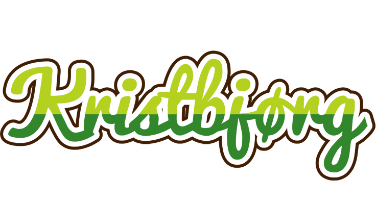 Kristbjørg golfing logo