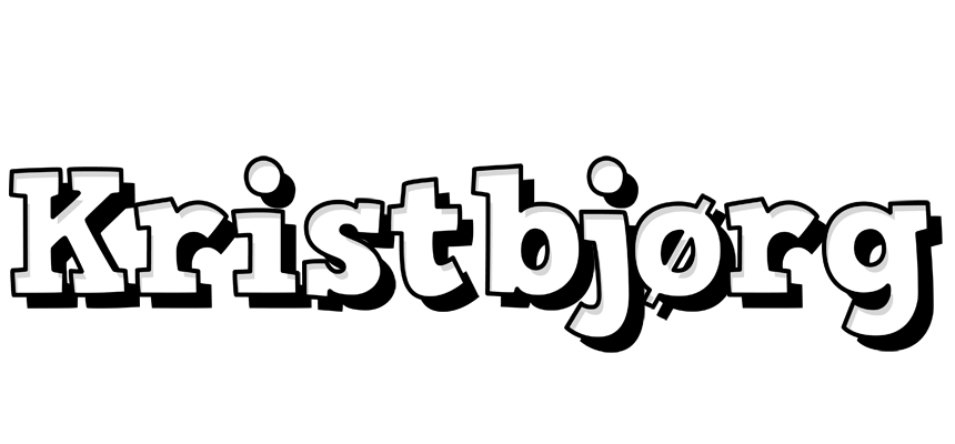 Kristbjørg snowing logo