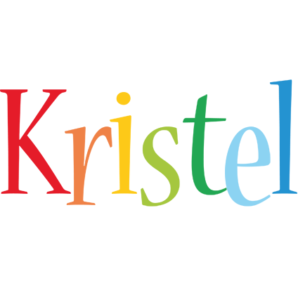 Kristel birthday logo