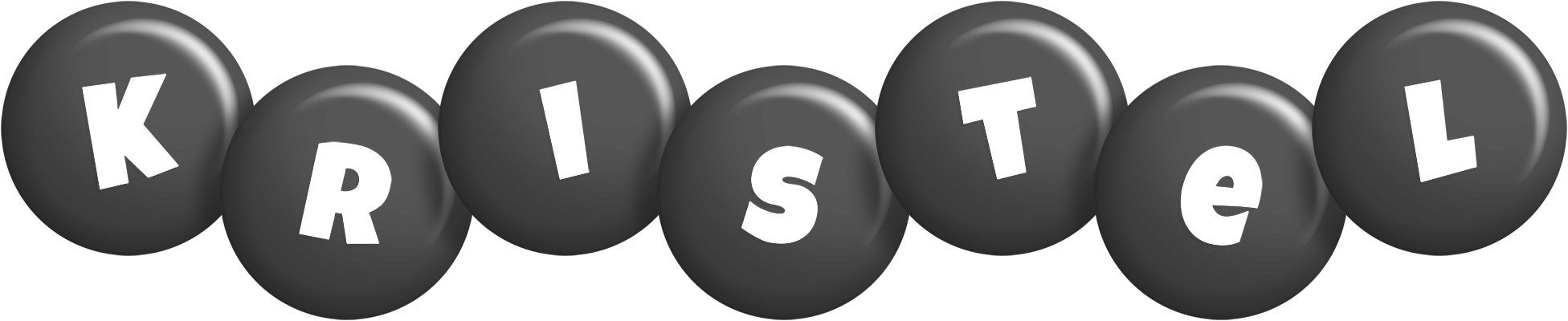 Kristel candy-black logo