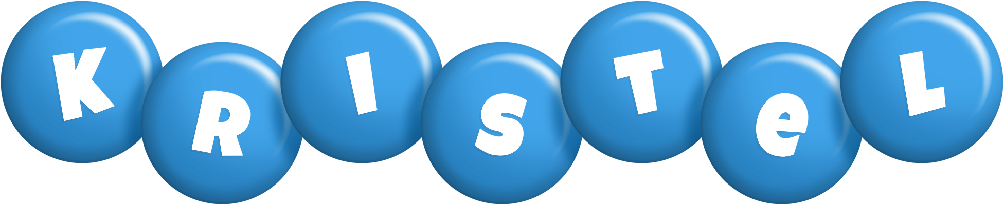Kristel candy-blue logo