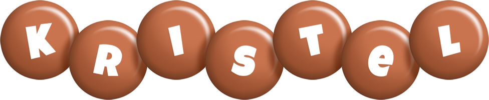 Kristel candy-brown logo