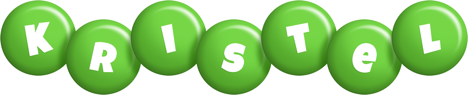 Kristel candy-green logo