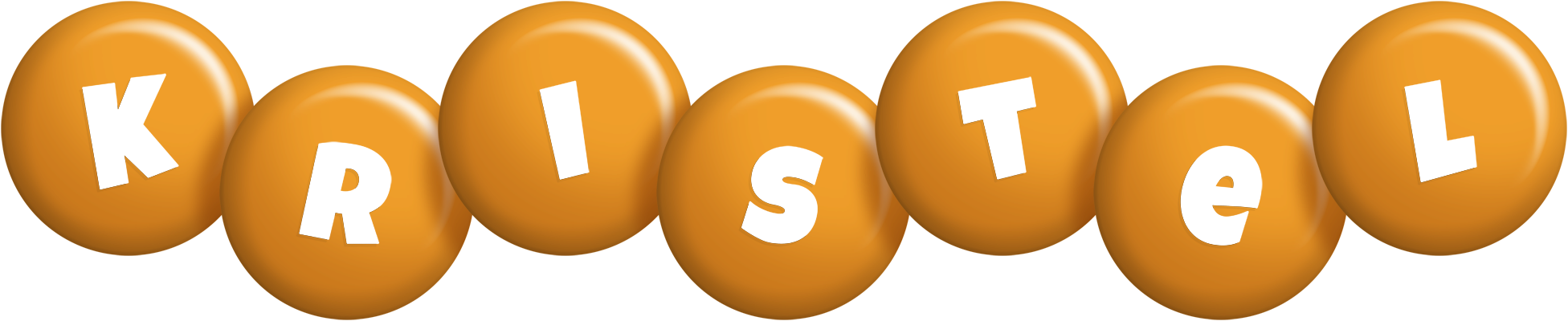 Kristel candy-orange logo