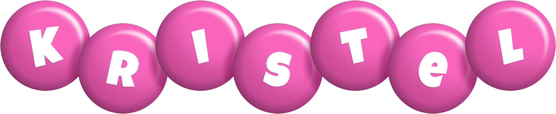 Kristel candy-pink logo