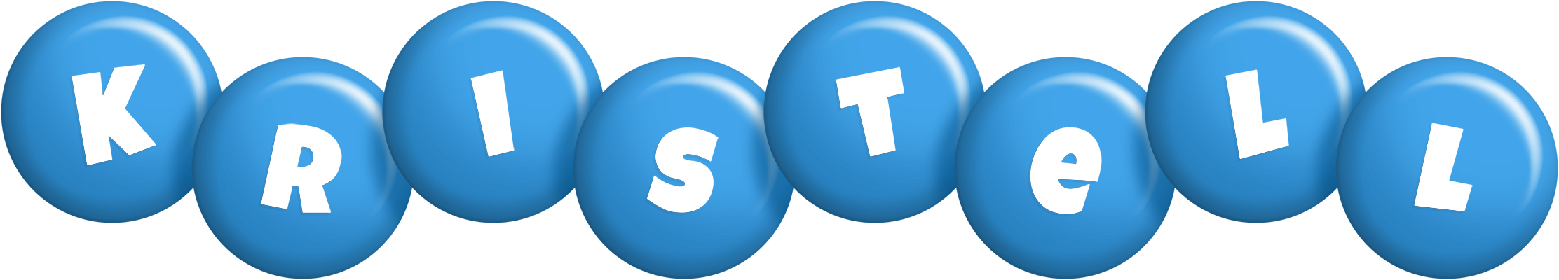 Kristell candy-blue logo